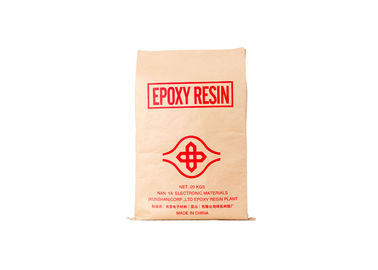 中国 再生利用できるブラウン クラフト紙肥料包装袋の HDPE PP によって編まれる袋 サプライヤー