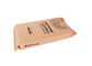 食品等級の平らなクラフトの紙袋、PP によっては編まれるパッキング ヒート シール ホイル 25 の Kg を袋に入れます サプライヤー