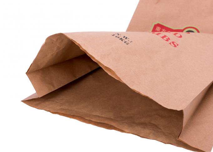 ブロック最下弁のクラフト紙は混合肥料/化学製品のパッキングのための袋を立てます