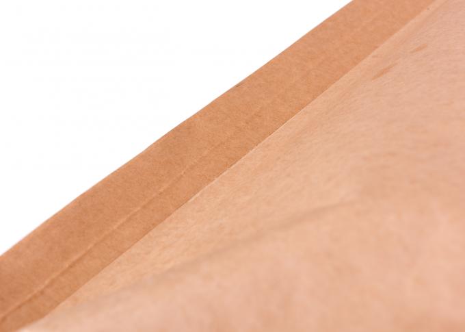 食品等級の平らなクラフトの紙袋、PP によっては編まれるパッキング ヒート シール ホイル 25 の Kg を袋に入れます