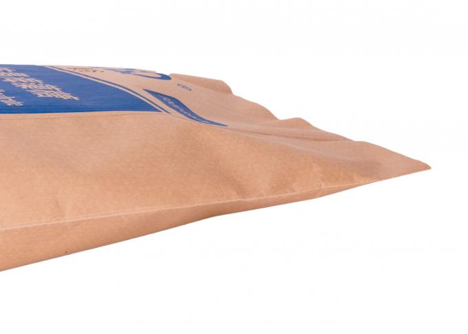 ジップ ロック式の防水の Multiwall クラフト紙の合成肥料の包装袋