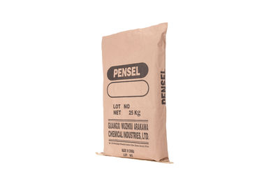 中国 編まれた PP はブラウン クラフト紙肥料包装袋 25kg の見掛け密度を薄板にしました サプライヤー