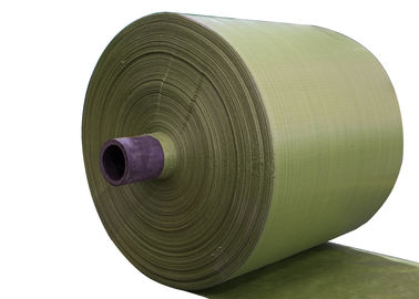 中国 湿気の防止の編まれたポリプロピレン ロール、紫外線抑制剤の緑のオフセットの印刷物によって編まれる多生地 サプライヤー