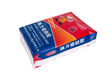 中国 PP/PE によっては編まれた正方形の最下弁注文の色刷を用いる袋を密封しました サプライヤー