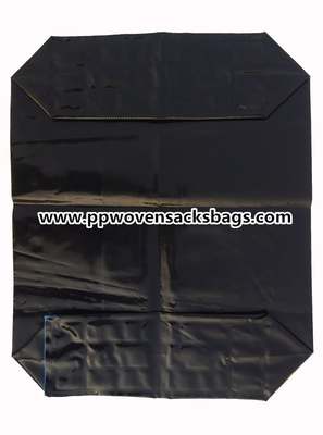 中国 黒い PE のプラスチック弁は活動化したカーボン/25kg 弁の PE 袋を詰めるための袋を密封しました サプライヤー