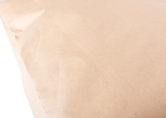 リサイクルされたブラウン クラフト包装紙袋、ブロックの最下の習慣によって印刷されるクラフト袋