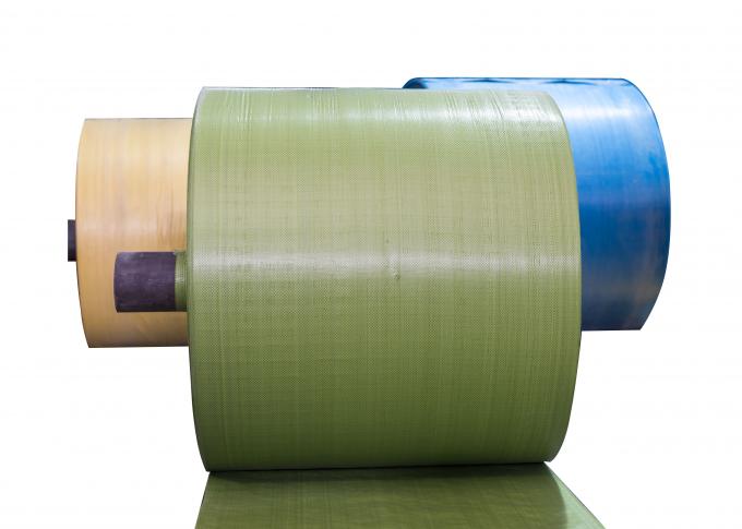 湿気の防止の編まれたポリプロピレン ロール、紫外線抑制剤の緑のオフセットの印刷物によって編まれる多生地